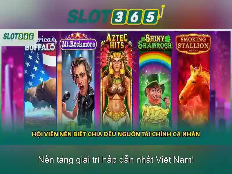 Các trò chơi nổi bật tại Slot365